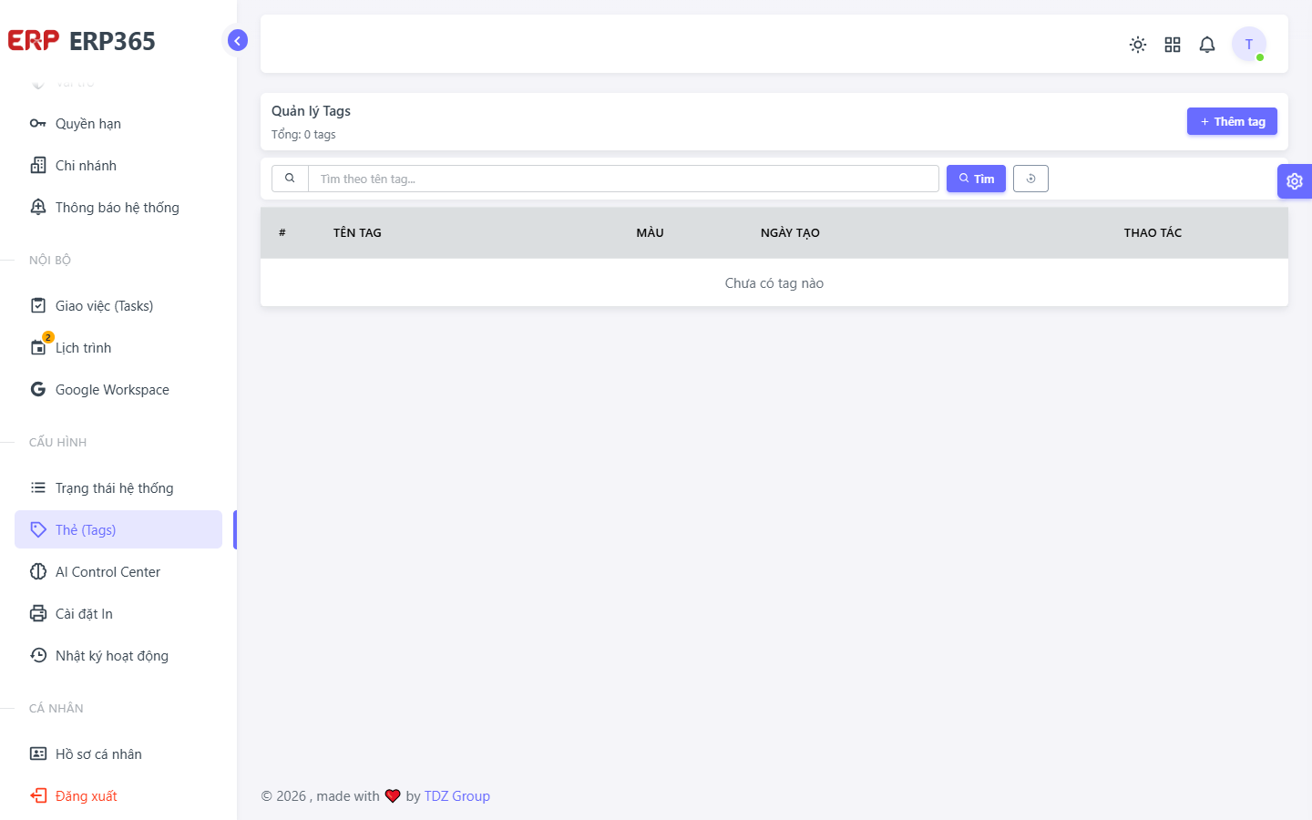 Cấu hình Meta Tags